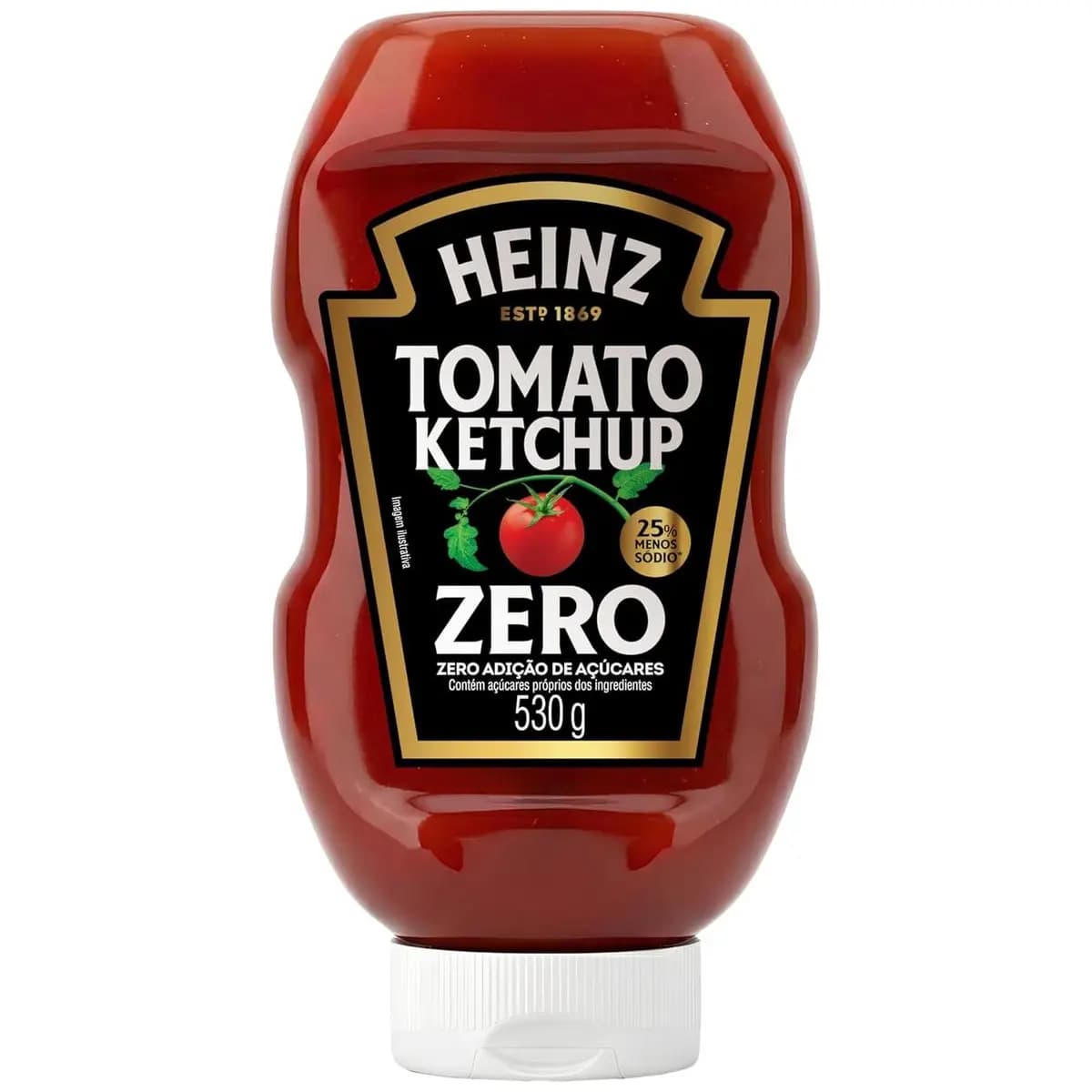 Heinz Ketchup Zero Açúcar 530g