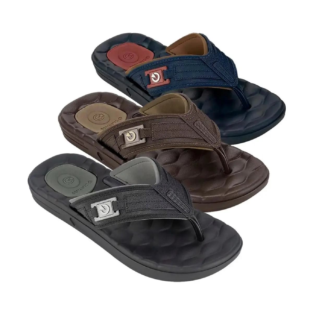 Chinelo Cartago Egeu Alabama Dedo Masculino Palmilha Super Confortável Chinela Massageadora Original