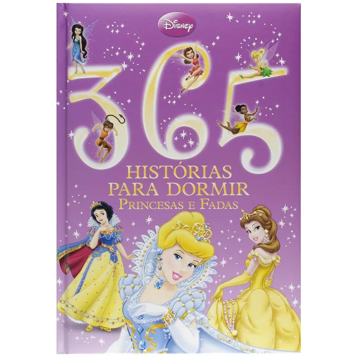 Disney - 365 Histórias para dormir - Luxo - Contos Princesas - (Capa almofadada)