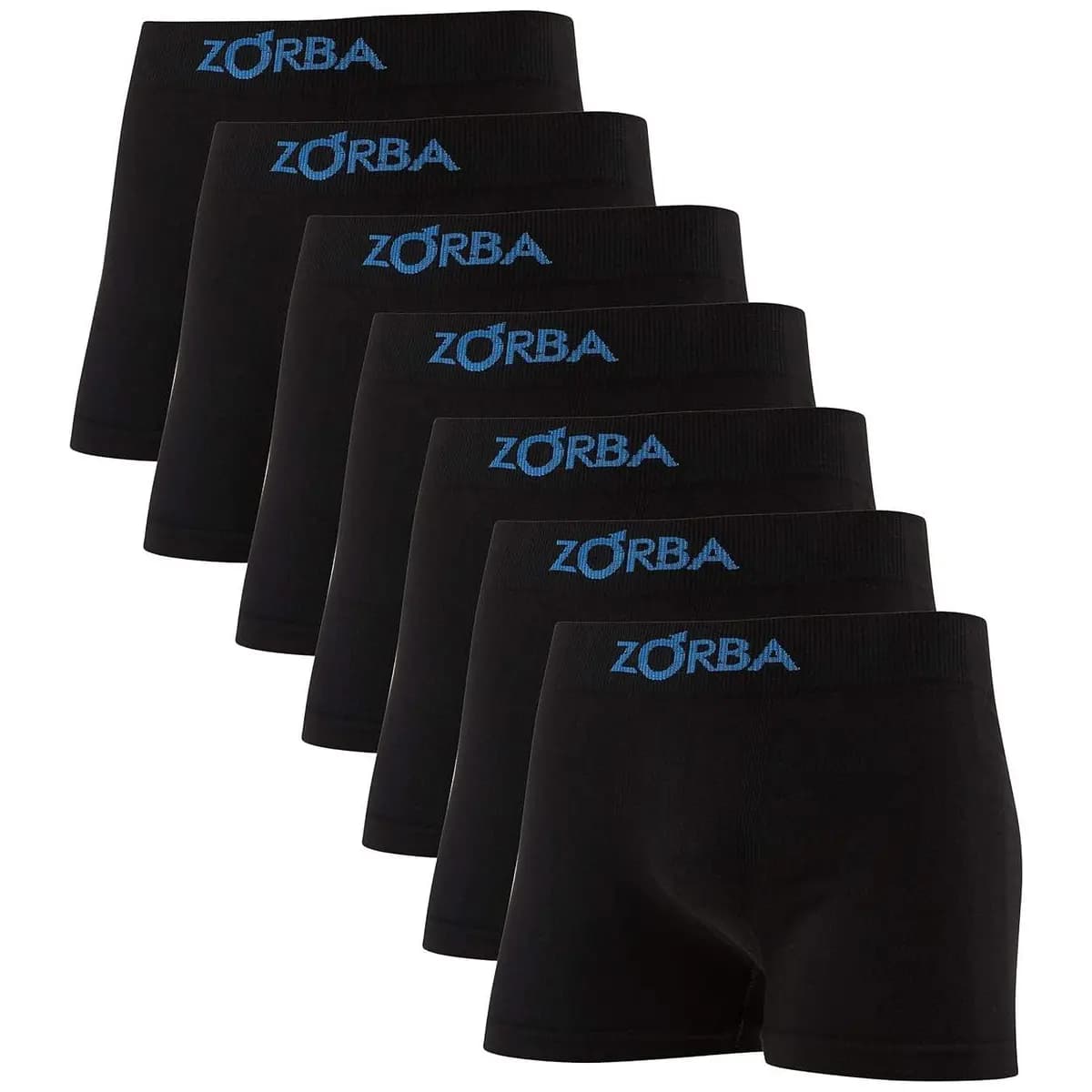Kit 6 Cuecas Boxer Algodão Sem Costura Infantil ZorbaMeninos