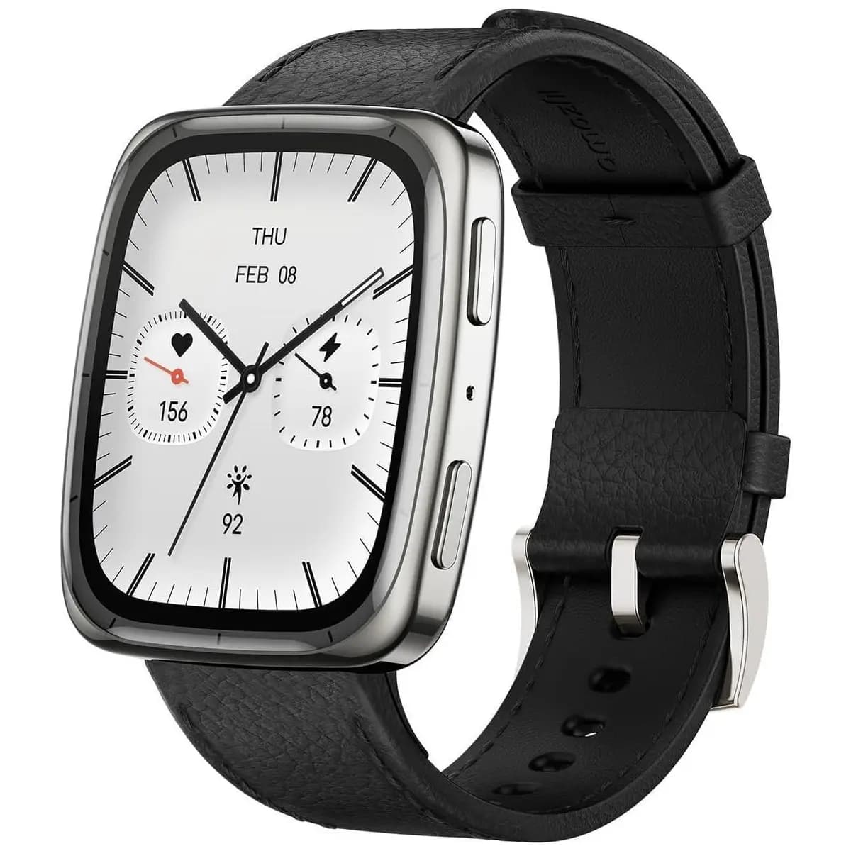 Relógio Inteligente Amazfit Active 2 Smartwatch 1.75 '' Gps 44mm com 160+ Modos Esportivos, Resistente à água, Bateria de 10 dias Sport Strap_Premium Square