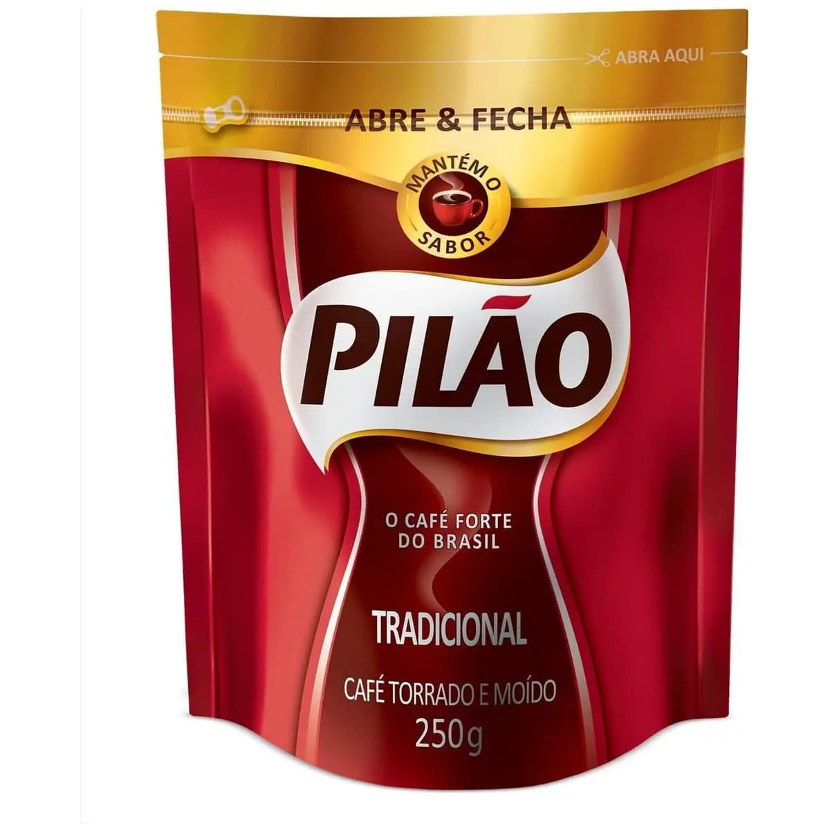Café Pilão Torrado e Moído -Tradicional Sachê 250g
