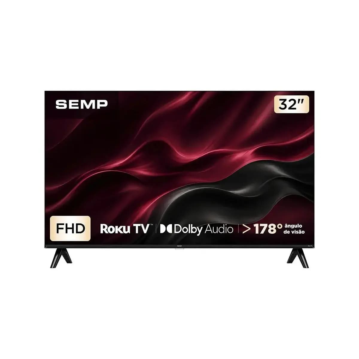 Smart TV 32 Polegadas Semp 32S42R Full HD LED Roku