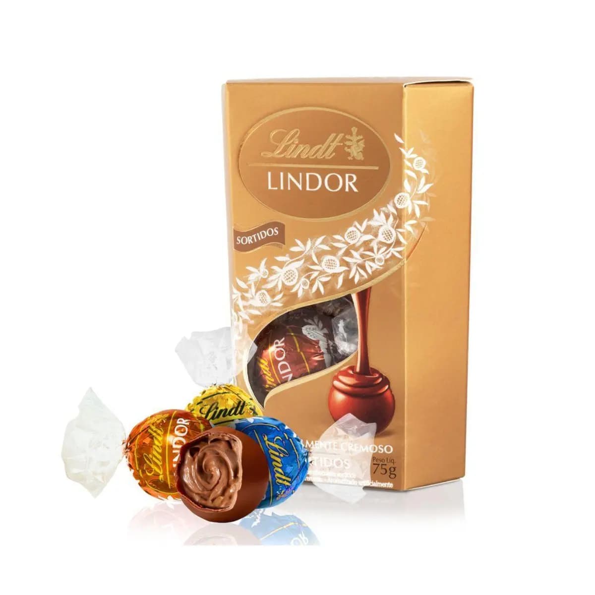 Caixa de Bombons Lindt Lindor Sortidos 75g