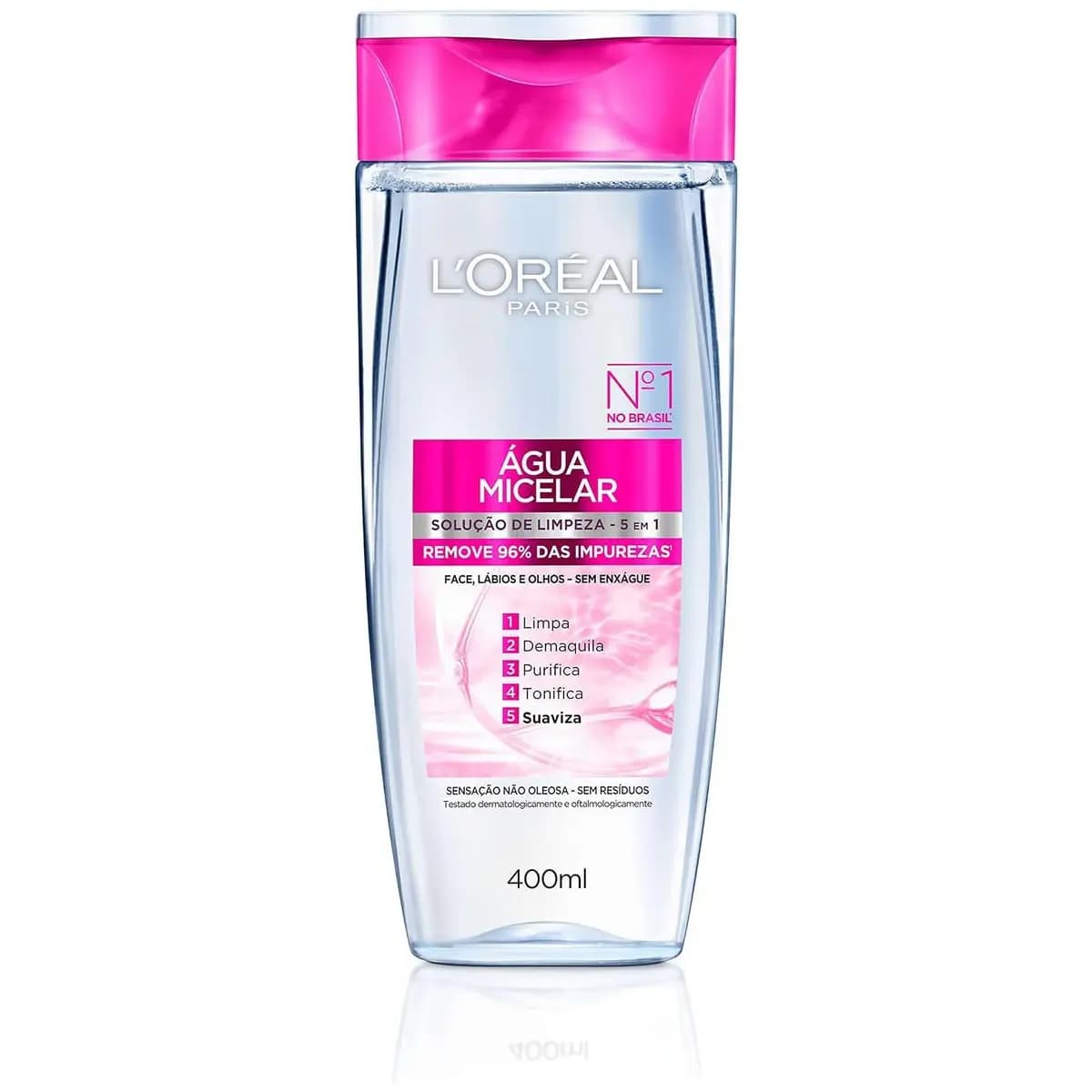 L'Oréal Paris Dermo Expertise, Água Micelar Purificante 5 em 1, 400ml