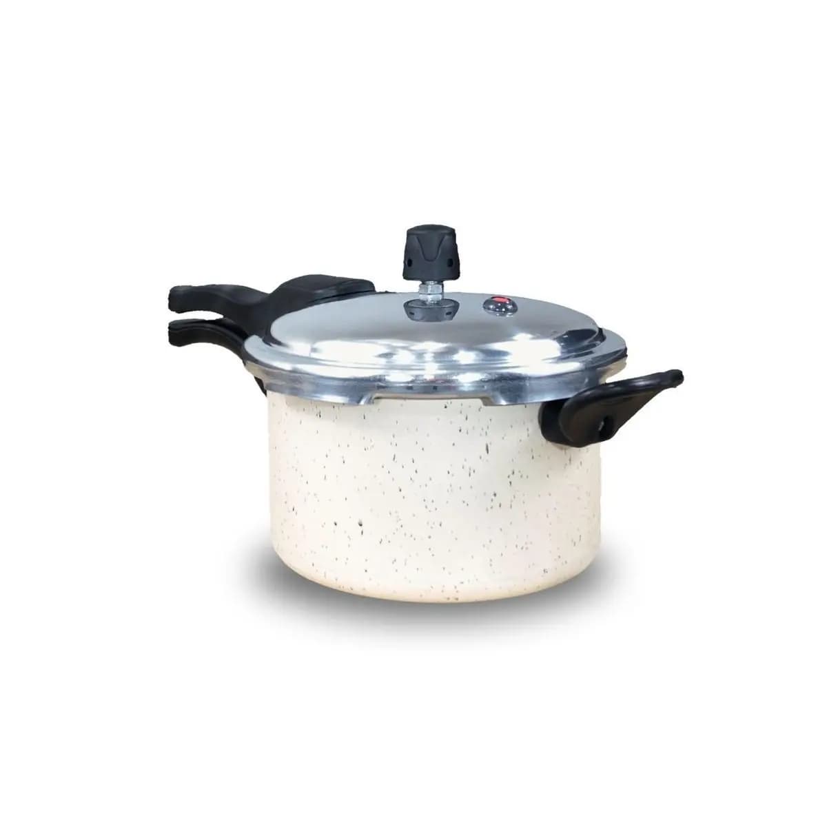 Panela De Pressão Fechamento Externo Teflon 2,5L Antiaderente Granito