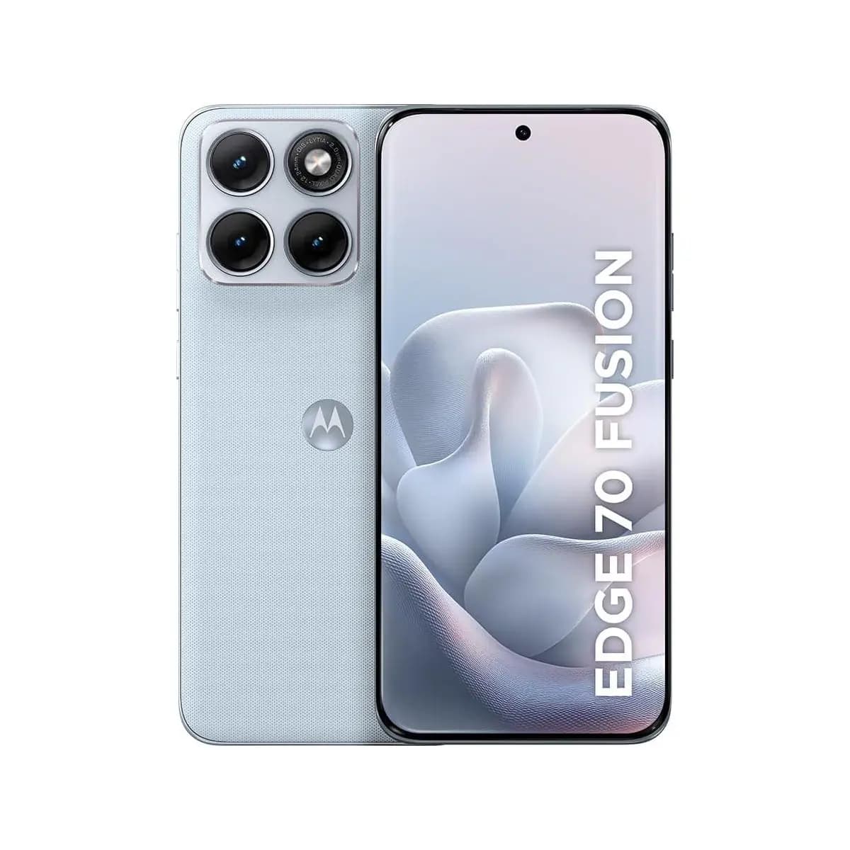 Smartphone Motorola Edge 70 Fusion 5G - 256GB 24GB (8GB RAM + 16GB RAM Boost), camera 50MP Sony Lytia 710, Tela 1.5K extreme Amoled 144hz - Branco