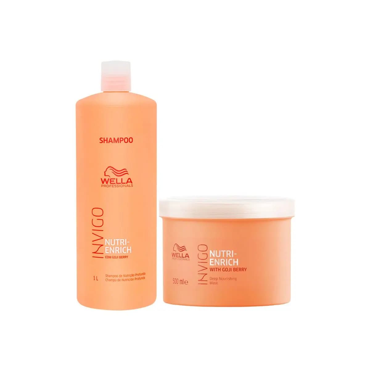 Kit Wella Shampoo + Máscara Invigo Nutri-Enrich