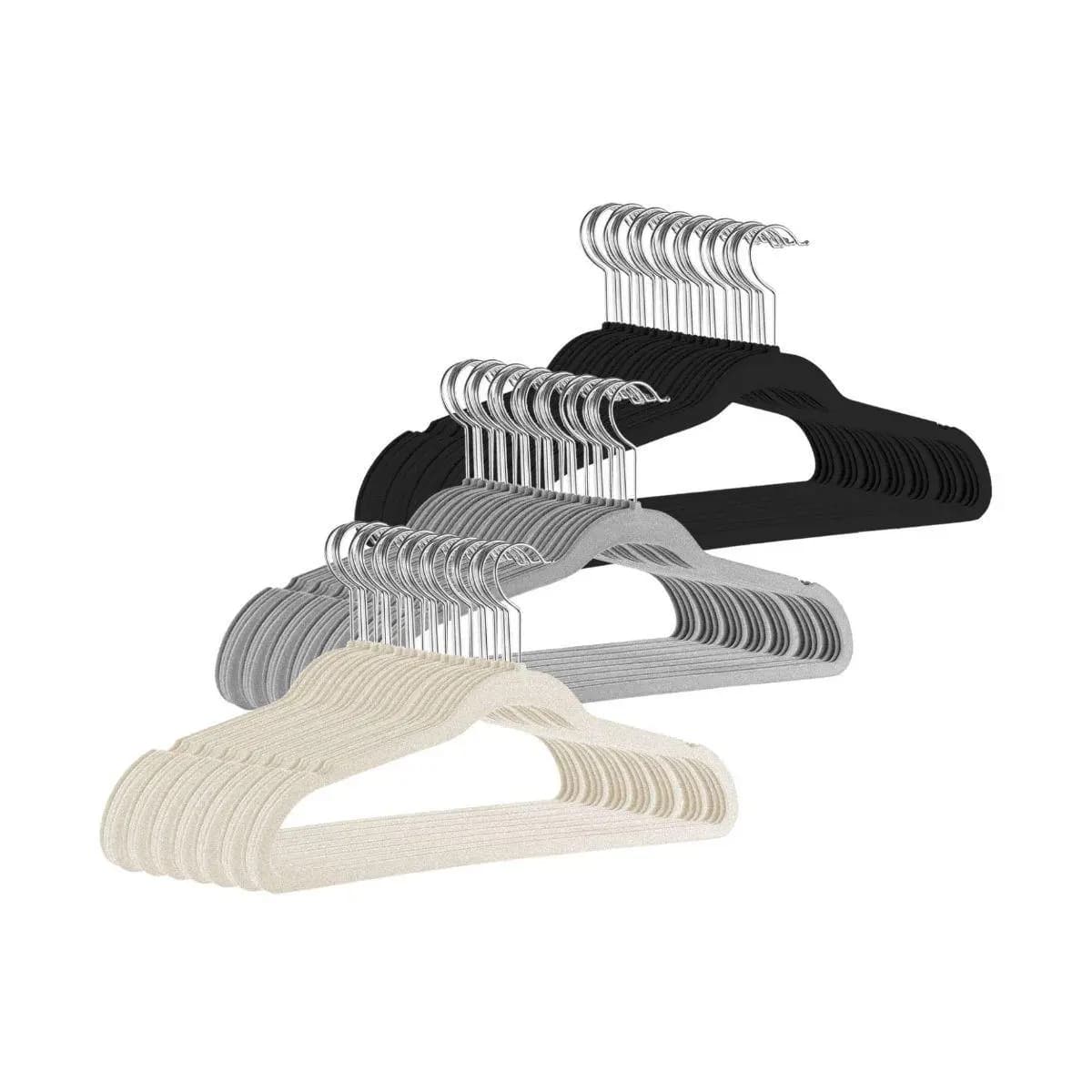 Kit Cabides Veludo Para Roupas Adulto 30 Unidades Fino Resistente