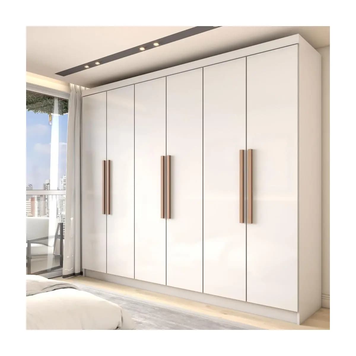 Guarda-Roupa Casal Odisseia 6 Portas 2 Gavetas