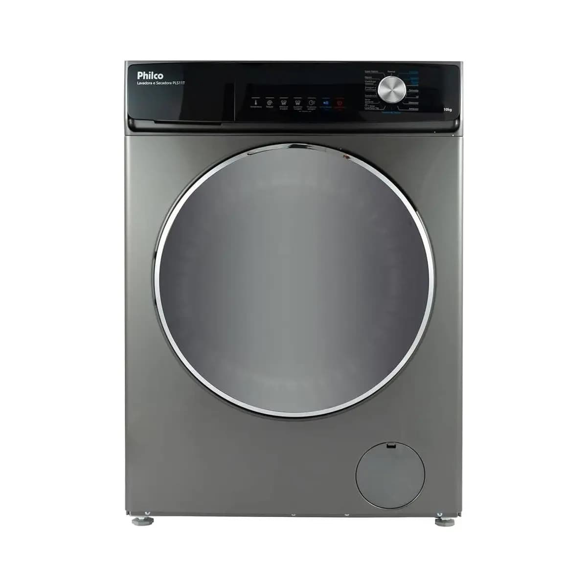 Lava e Seca Philco 16 Programas Eco Inverter 10kg Inox PLS11T 220V