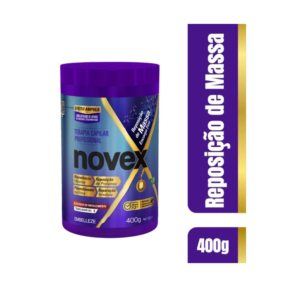 Creme de Tratamento Novex Reposição de Massa 400g