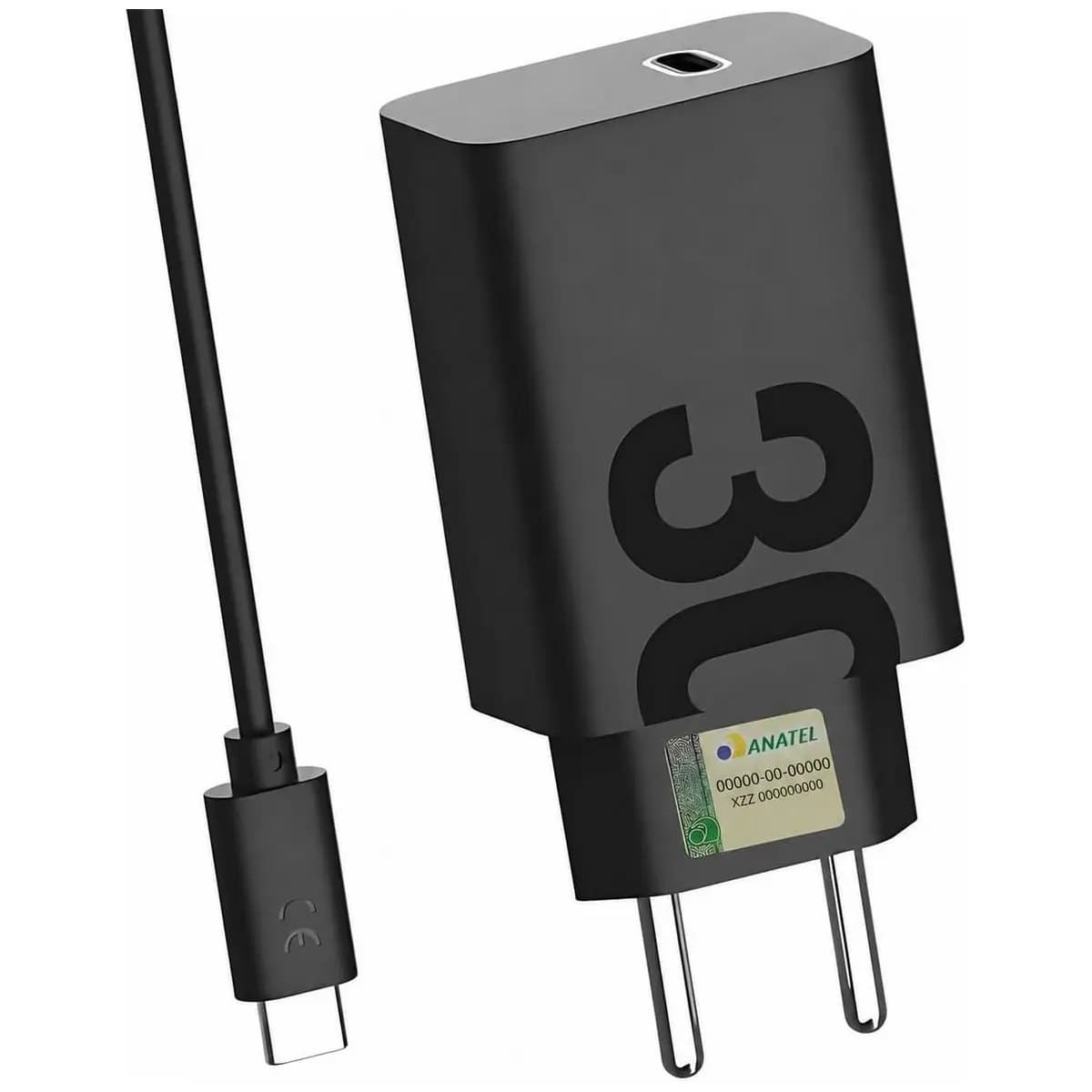 Carregador Turbo 30W USB-C – Potência Ultra Rápida com Cabo Tipo-C para Tipo-C Incluso – Compatível com iPhone 15, iPads, Samsung e Dispositivos USB-C - LAGUS IMP.
