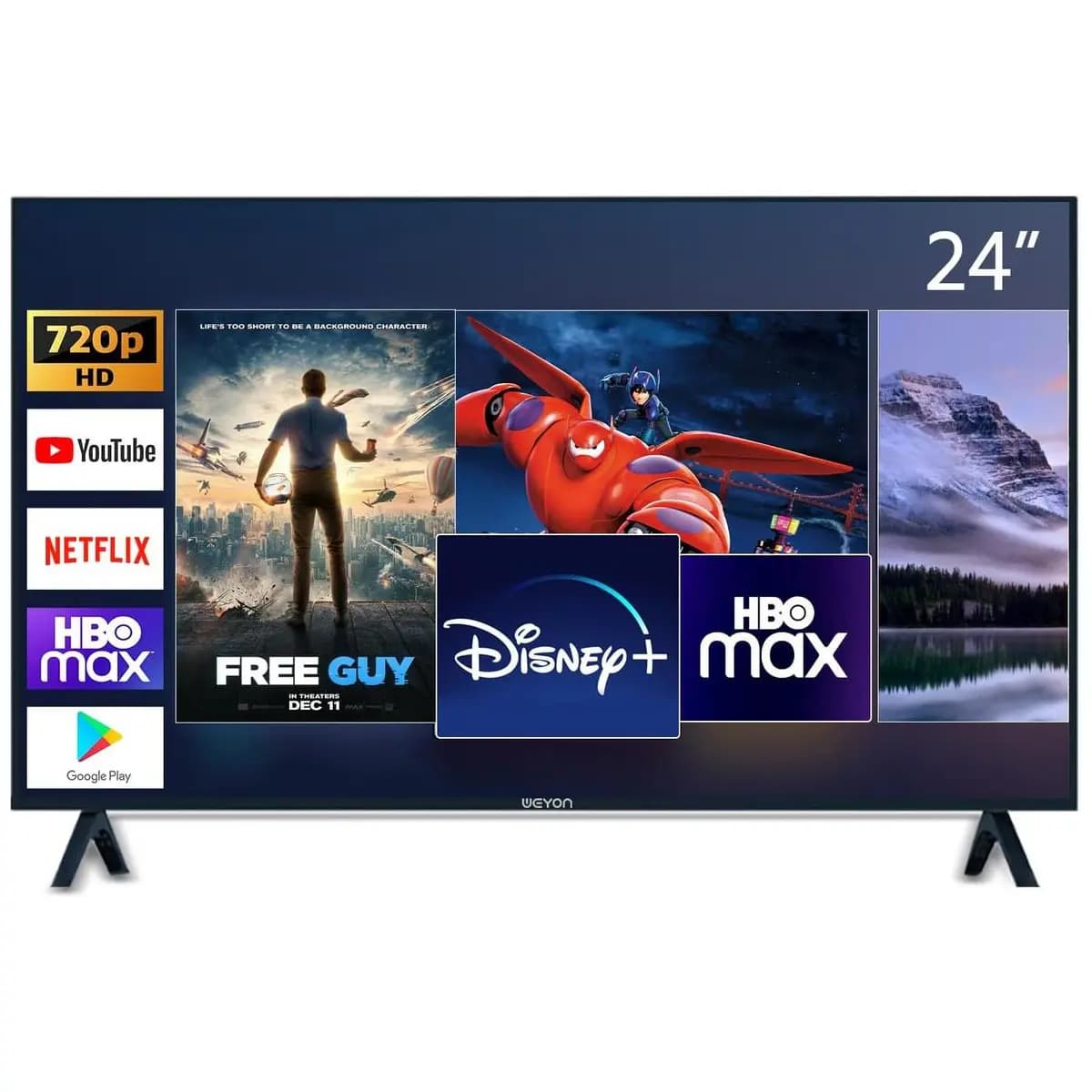 Smart Tv 24 Led Hd Weyon Android Tv Hdmi Usb Wifi 100/240v