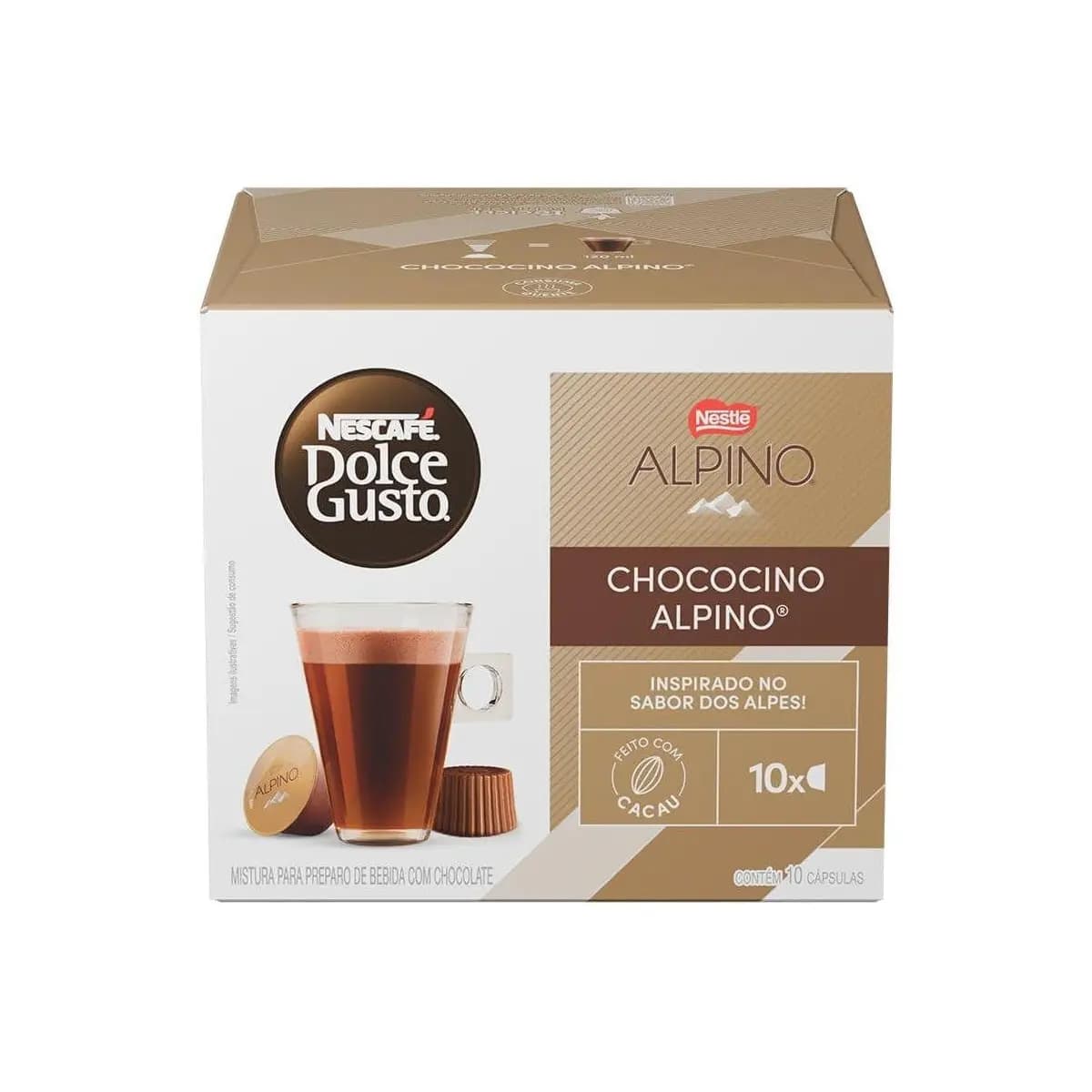 Dolce Gusto Nescafé Café Em Cápsula Dolcegusto Alpino Tradicional 10 Unidades 178G