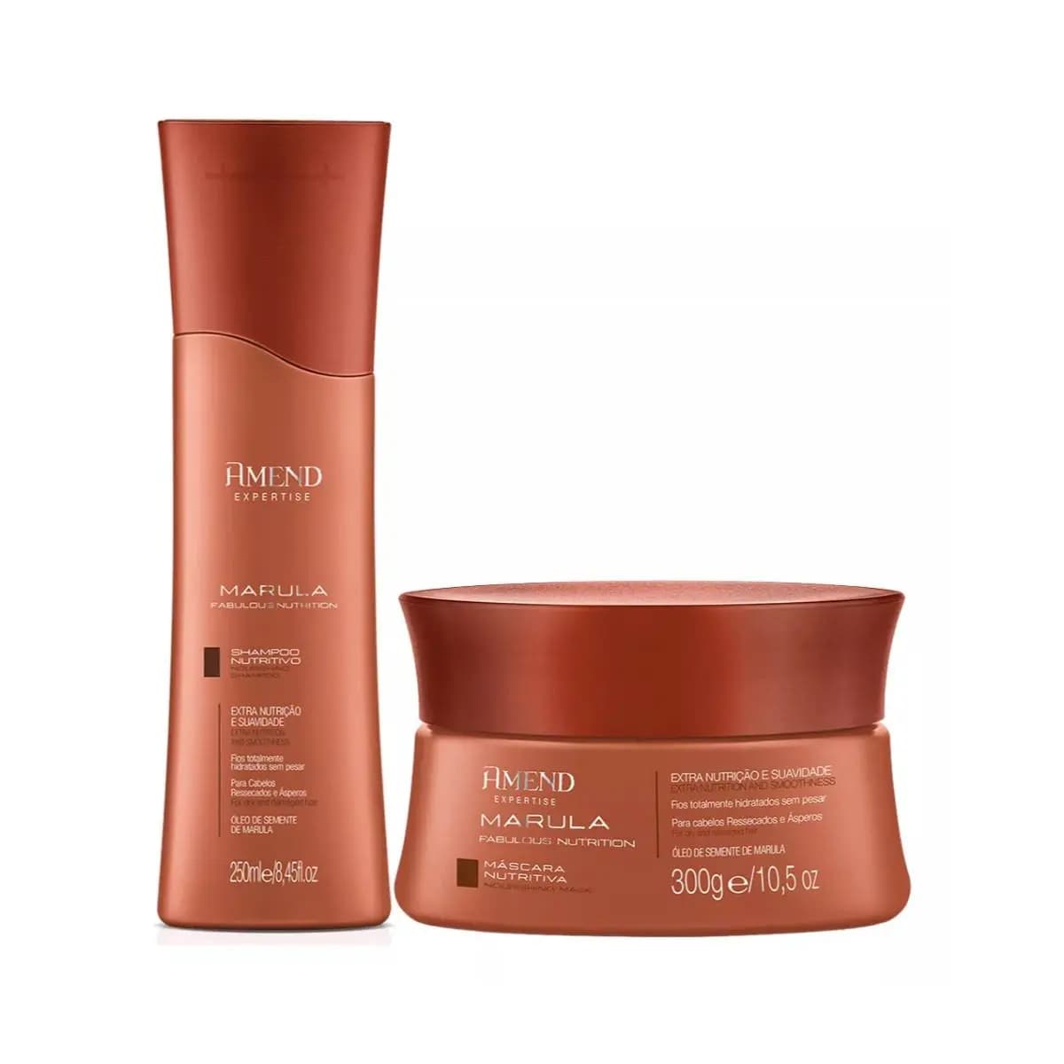 Amend Kit Marula Fabulos Nutrition Shampoo 250ml + Máscara 300g