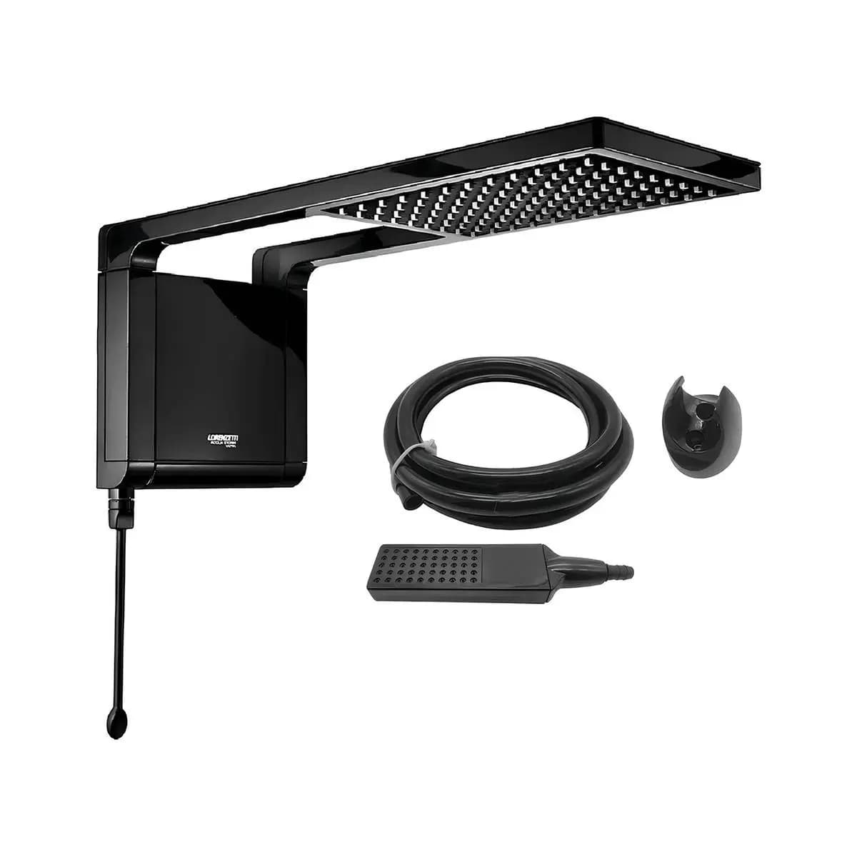 Chuveiro Elétrico De Parede Lorenzetti Acqua Ultra Storm Preto 220V ou 127V