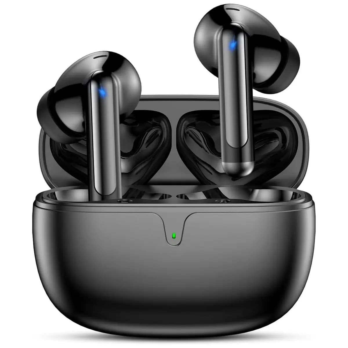 Fones de Ouvido Bluetooth 5.3 Fones de Ouvido Sem Fio 42 Horas de Reprodução Fones de Ouvido Esportivos com IPX5 à Prova d'Água Fones de Ouvido de Graves Profundos para iOS Android, Preto