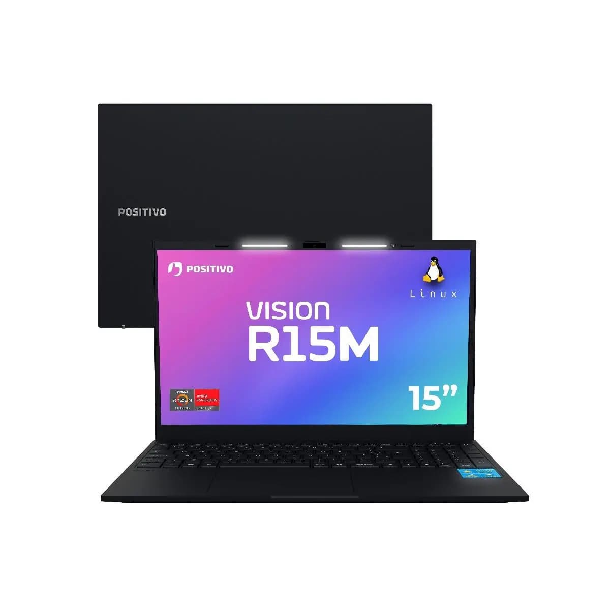 Notebook Vision R15M Ryzen 7-5825U Linux 8GB RAM 256GB SSD Wi-Fi 6 IPS - Positivo AMD