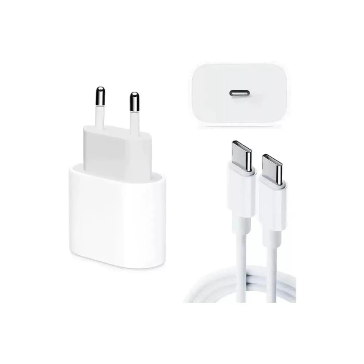 {ORIGINAL} Carregador Turbo iPhone 15, 16, 17 e Android COMPLETO (Cabo+Fonte)