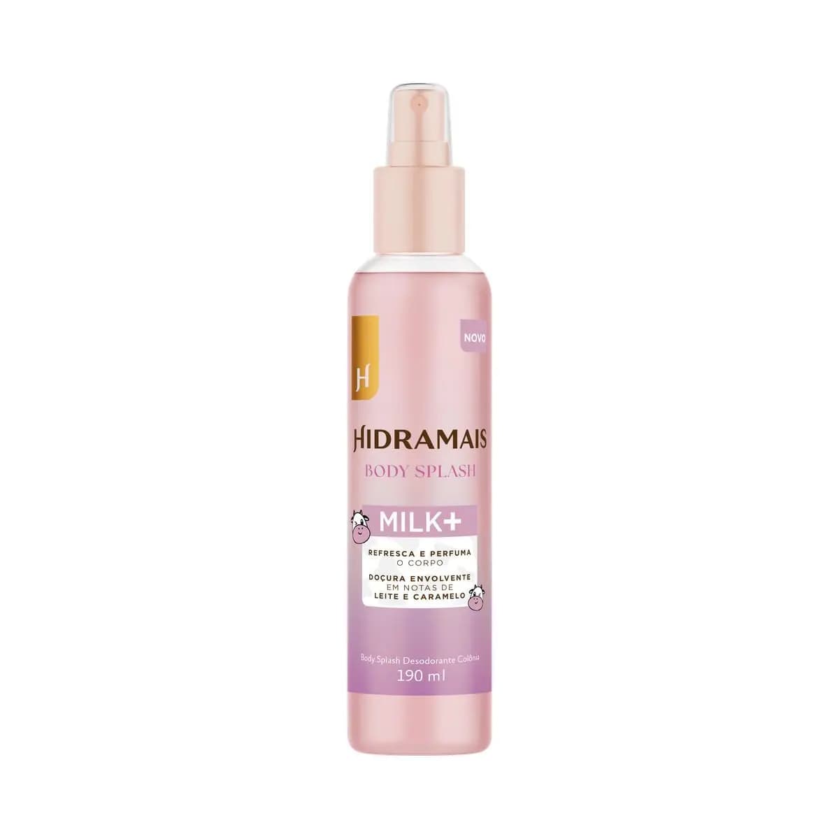 Body Splash Milk+ 190ml | Doçura Envolvente