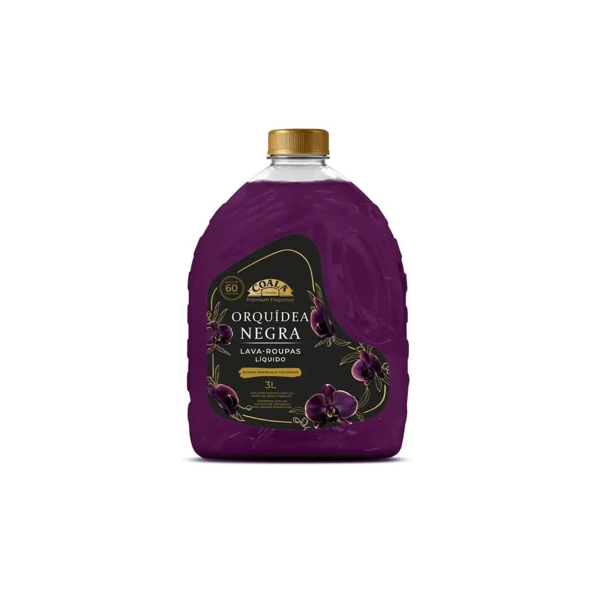 Coala Laundry Lava Roupas Líquido 3 Litros Orquídea Negra
