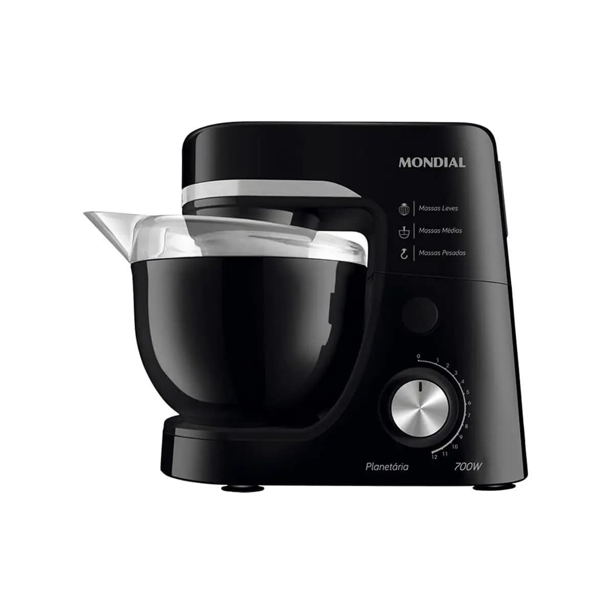 Batedeira Planetária, Mondial, Preto, 700W, 220V - BP-03-B