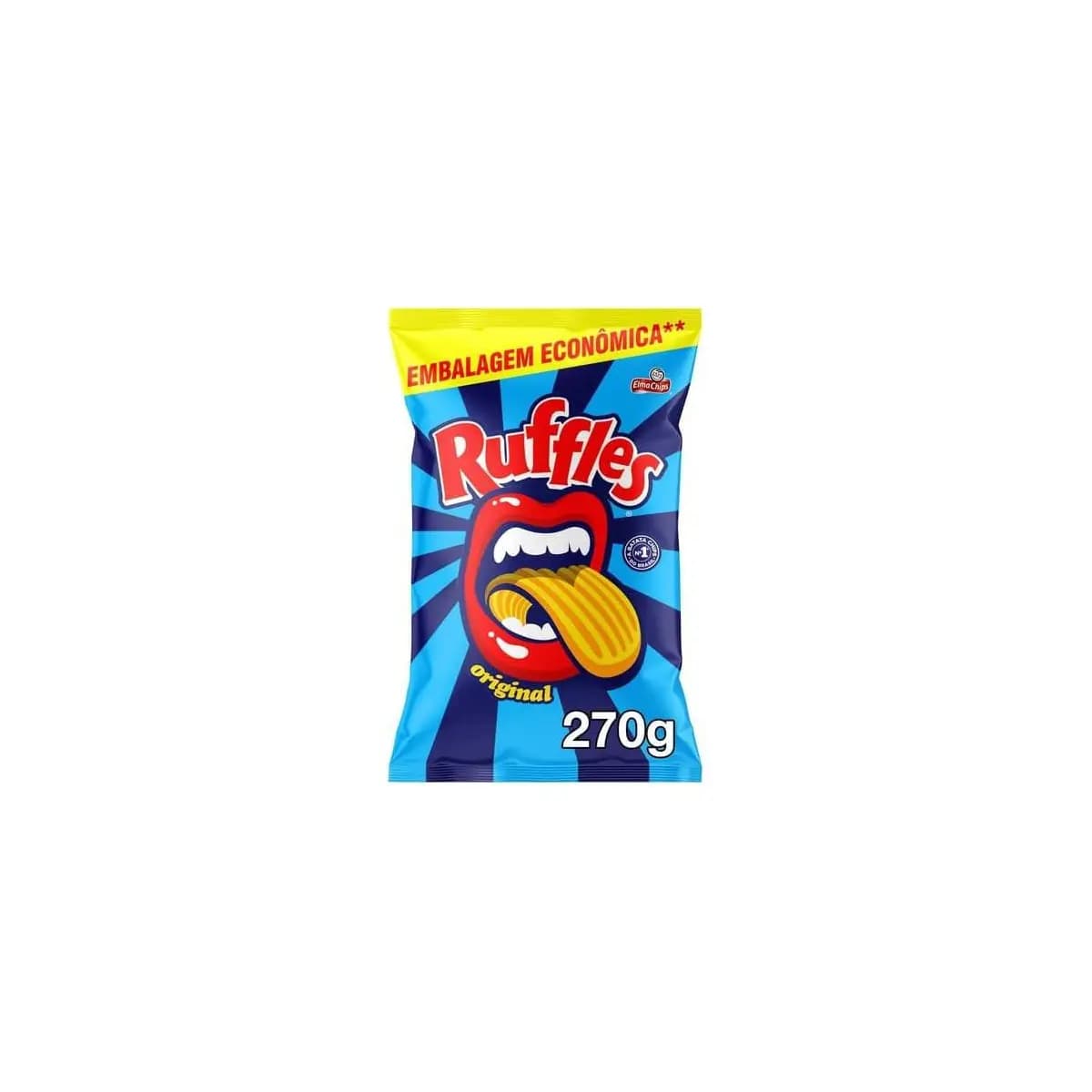 Batata Frita Ondulada Original Ruffles Pacote 270g