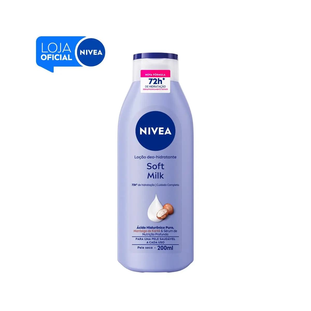NIVEA Hidratante Desodorante Soft Milk 200ml