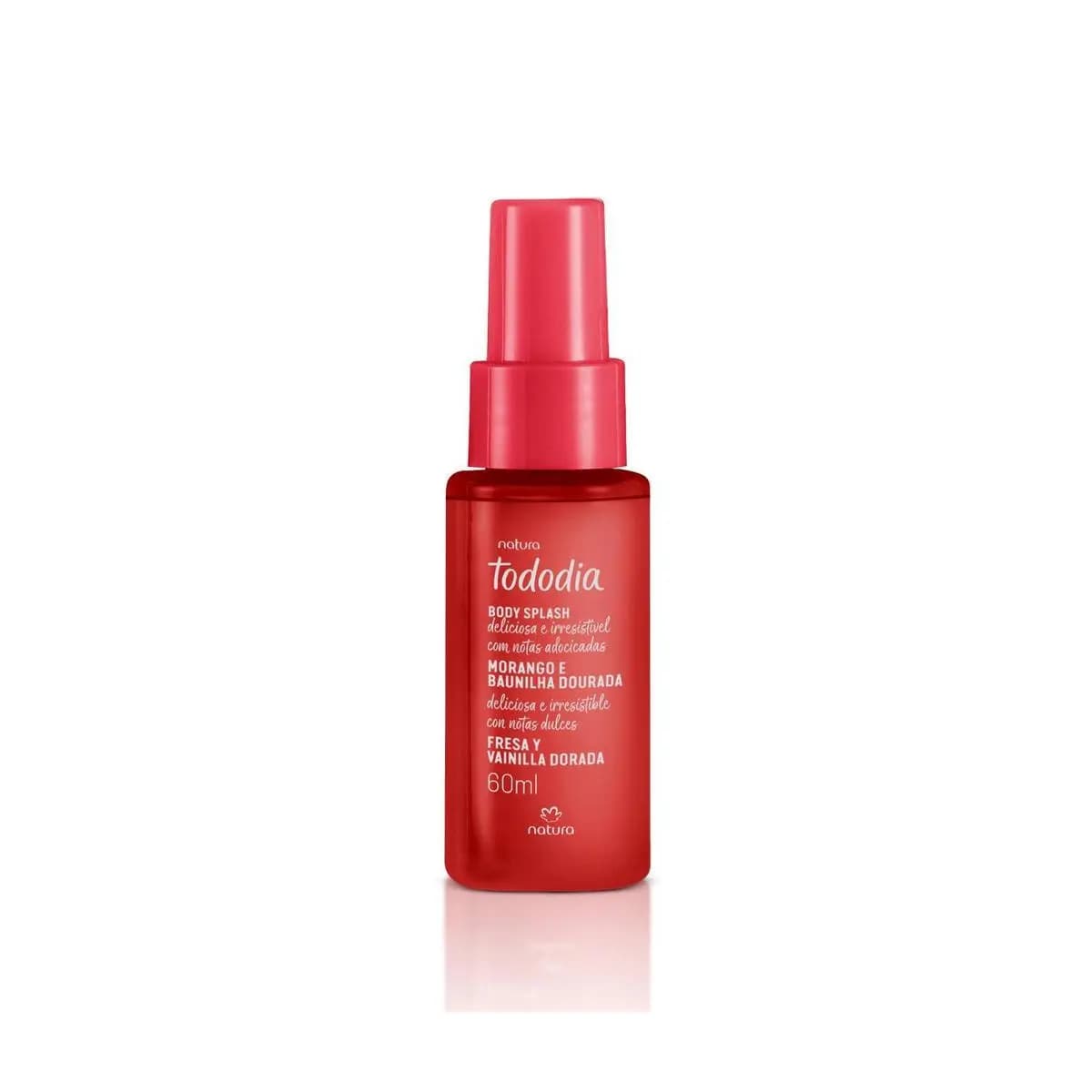 Body Splash Tododia Morango e Baunilha Dourada 60 ml