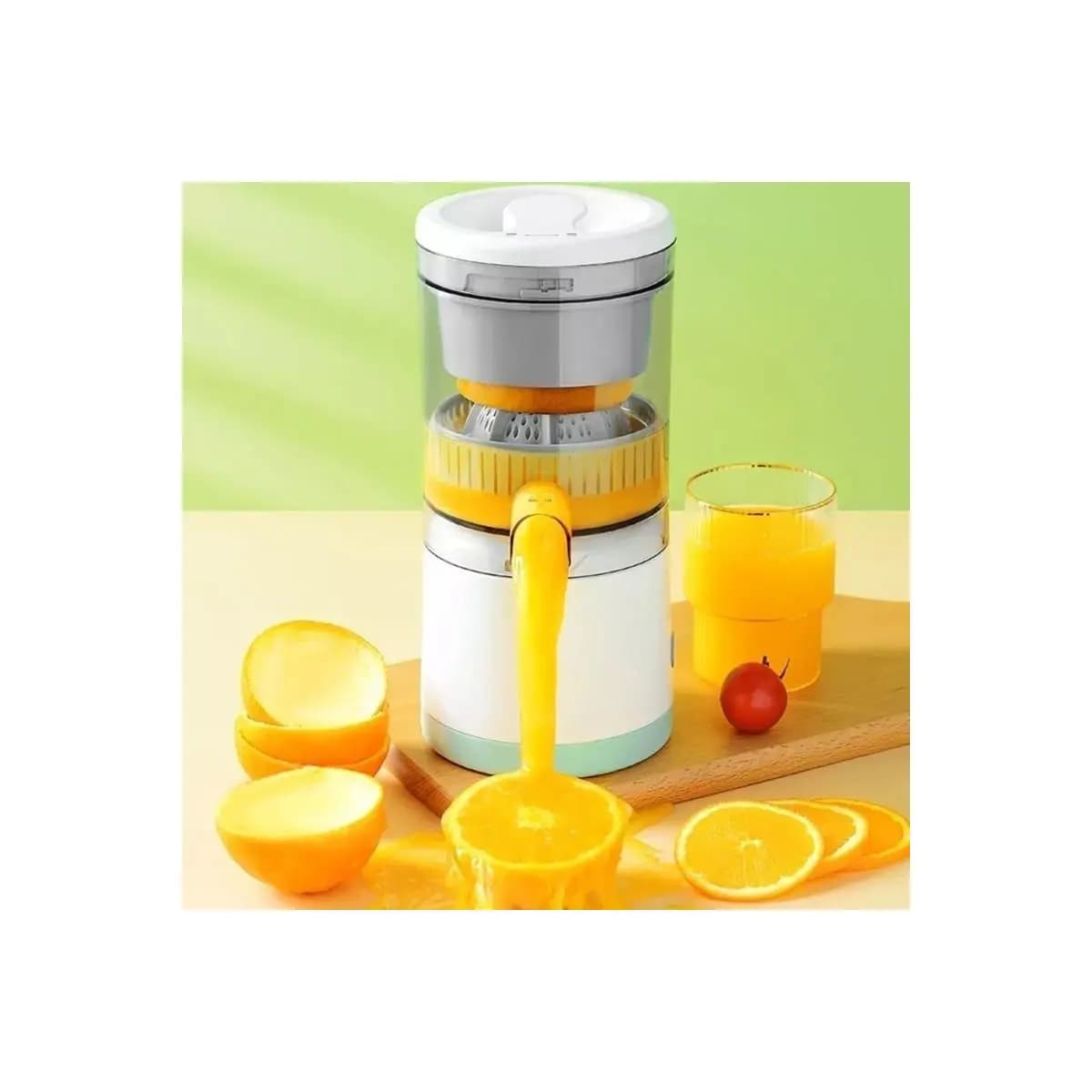 Espremedor De Laranja Frutas Elétrico Portátil Bivolt Extrator Recarregável USB
