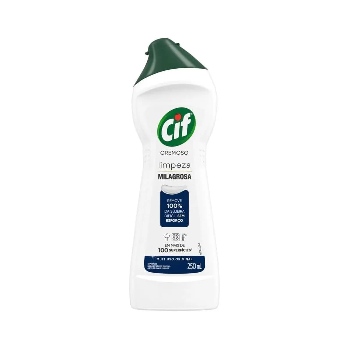 Cif Cremoso Limpeza Milagrosa Produto De Limpeza De Casa Milagroso Original Remove 100% Da Sujeira Difícil Sem Esforço 250 Ml