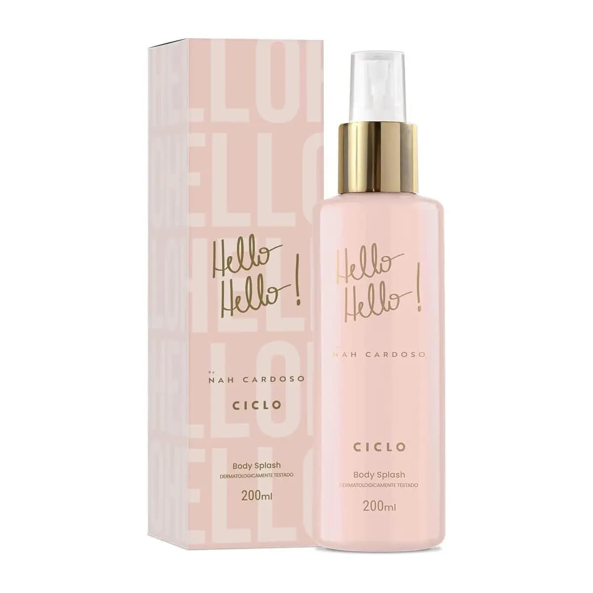 Body Splash Hello Hello Nah Cardoso 200ml Ciclo Desodorante Corporal