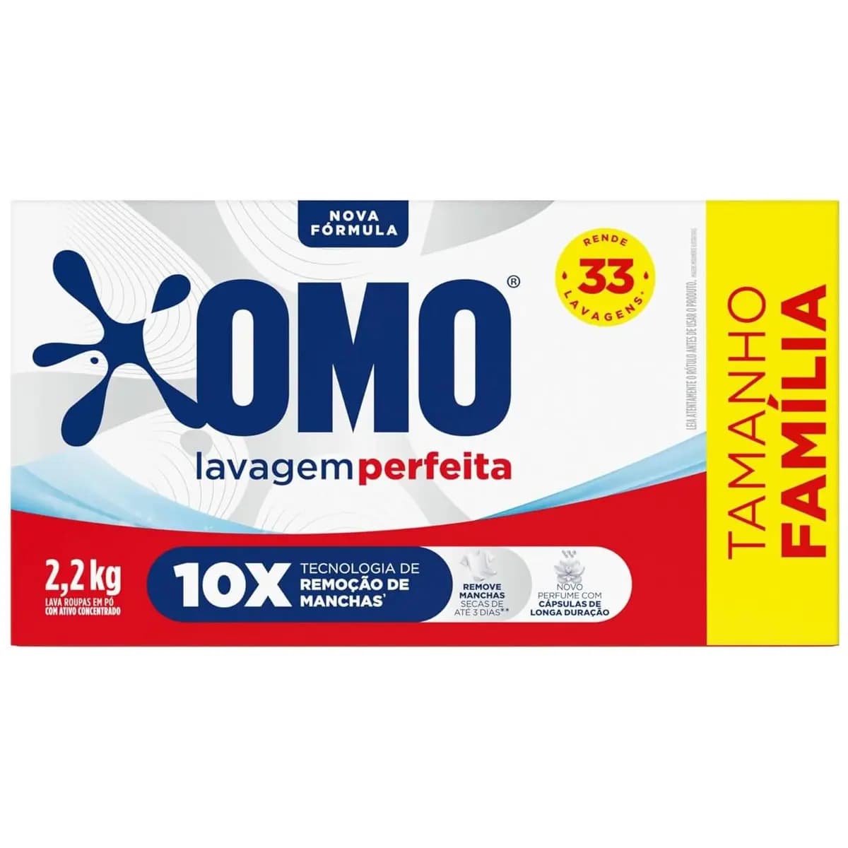 Omo Sabão em Pó Lavagem Perfeita 2,2kg