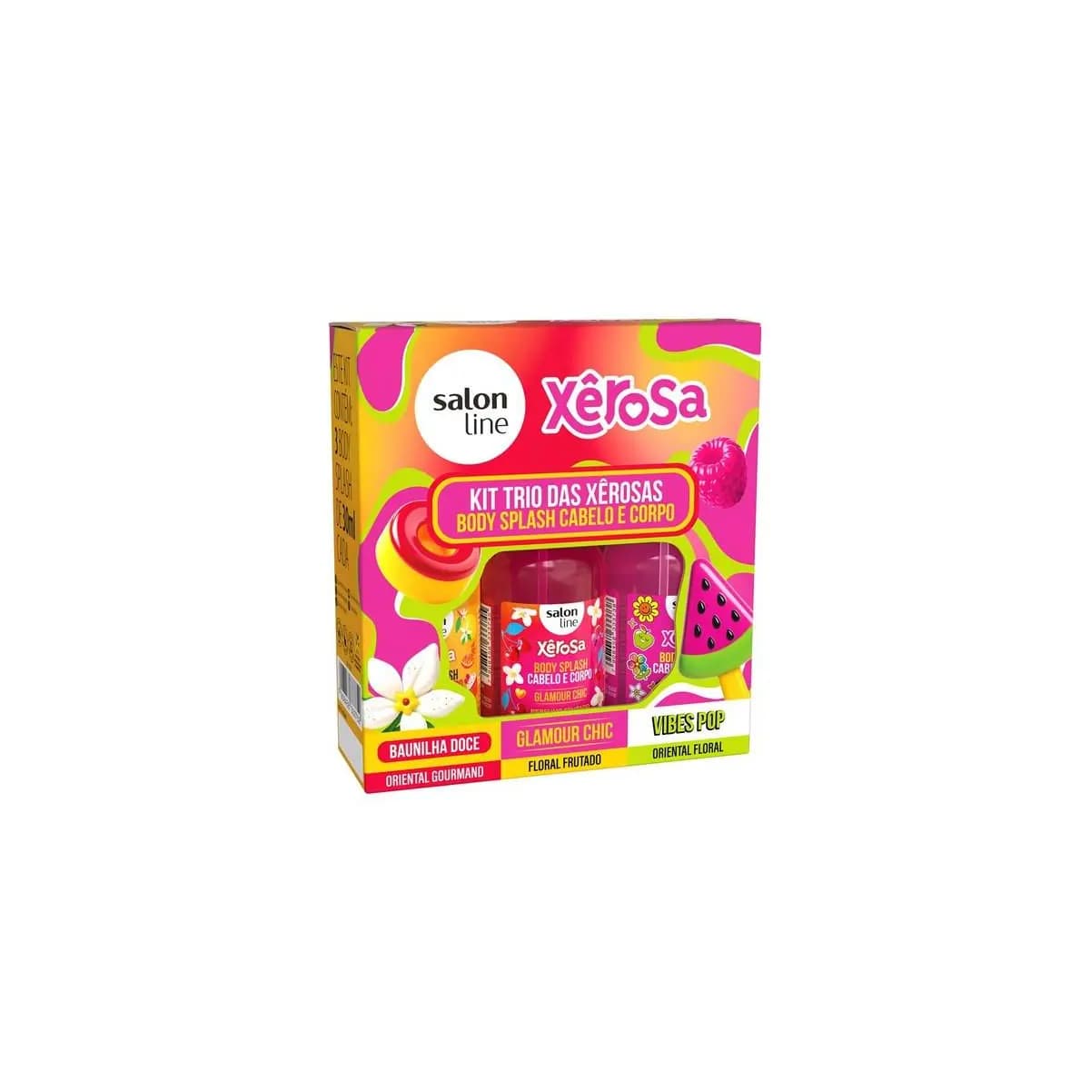 Kit Xerosa com 3 Body Splash 30ml