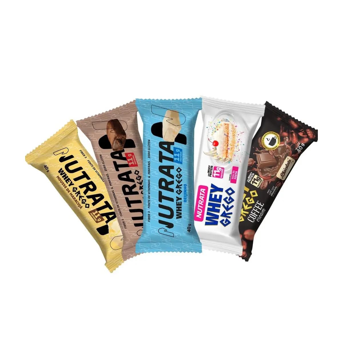 Barra Whey Grego Display 12Und - Nutrata
