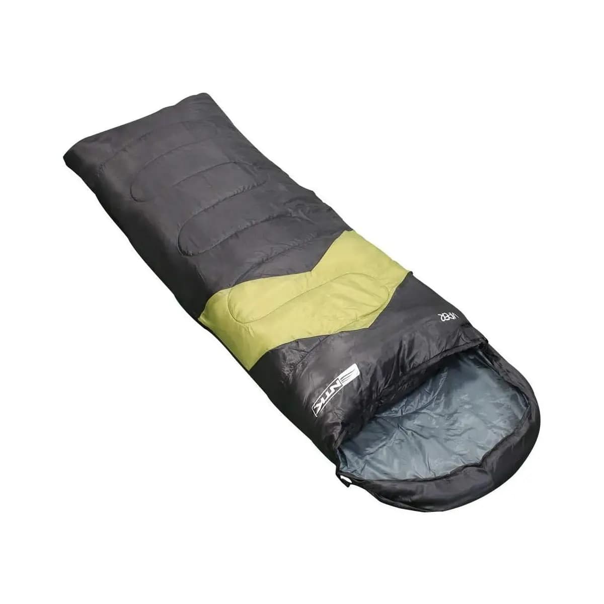 NTK, Saco de Dormir Envelope 2,10m em Poliéster com Hollow-Fiber, para Camping e Aventuras, Viper