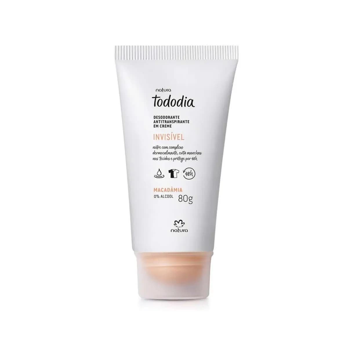 Desodorante Antitranspirante em Creme Tododia Macadâmia 80 g