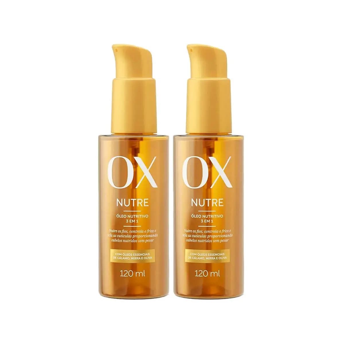 Kit 2 Und Óleo Nutritivo Ox Nutre 3 em 1 120ml