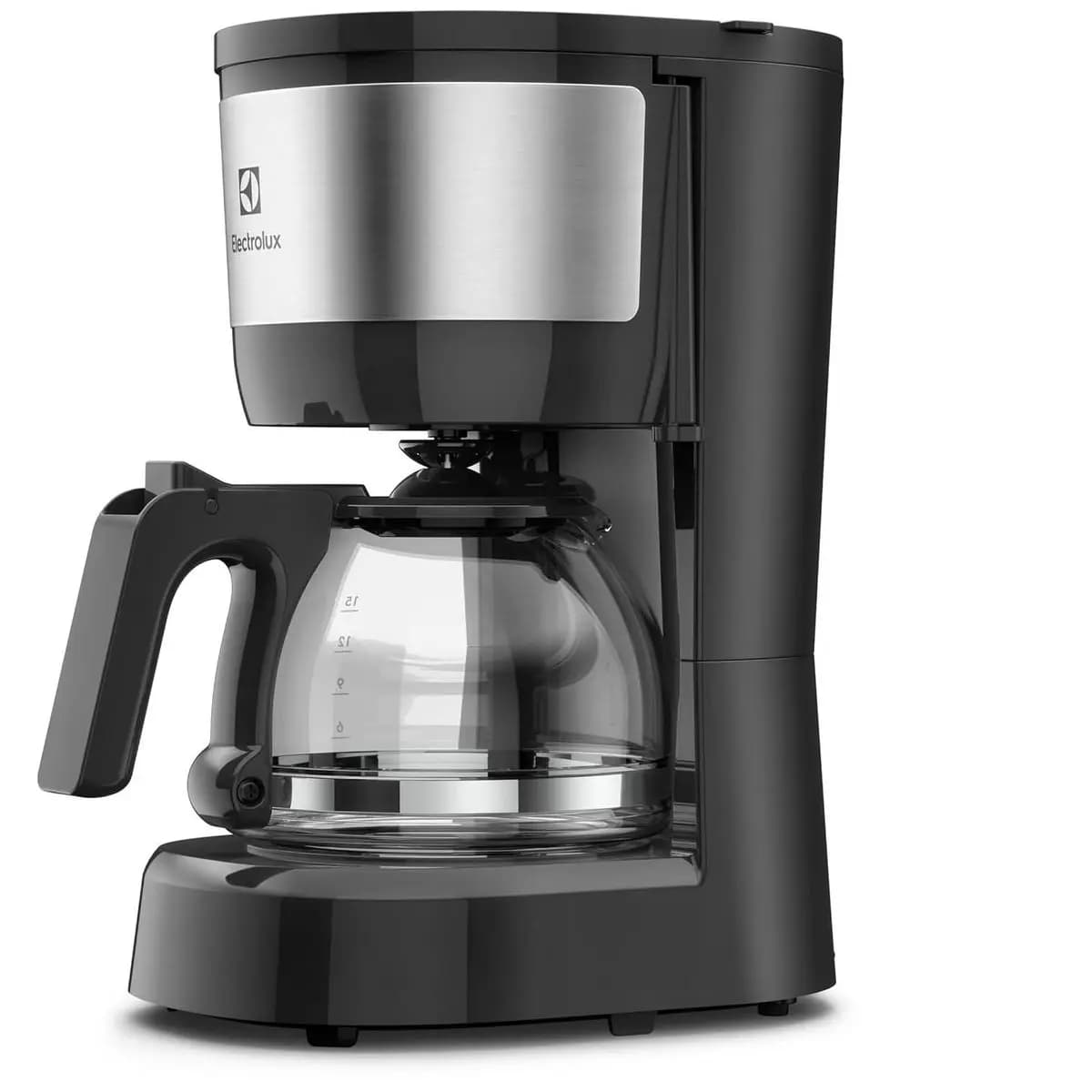 Electrolux Cafeteira Elétrica Inox filtro permanente removivel corta pingos capacidade 600ml 15 xicaras função manter aquecido sistema ECM10 220v