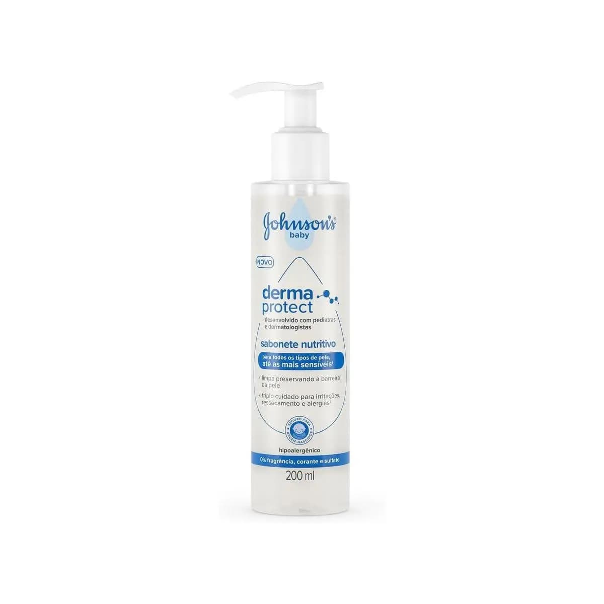 Sabonete Nutritivo Derma Protect JOHNSON'S® Baby 200mL