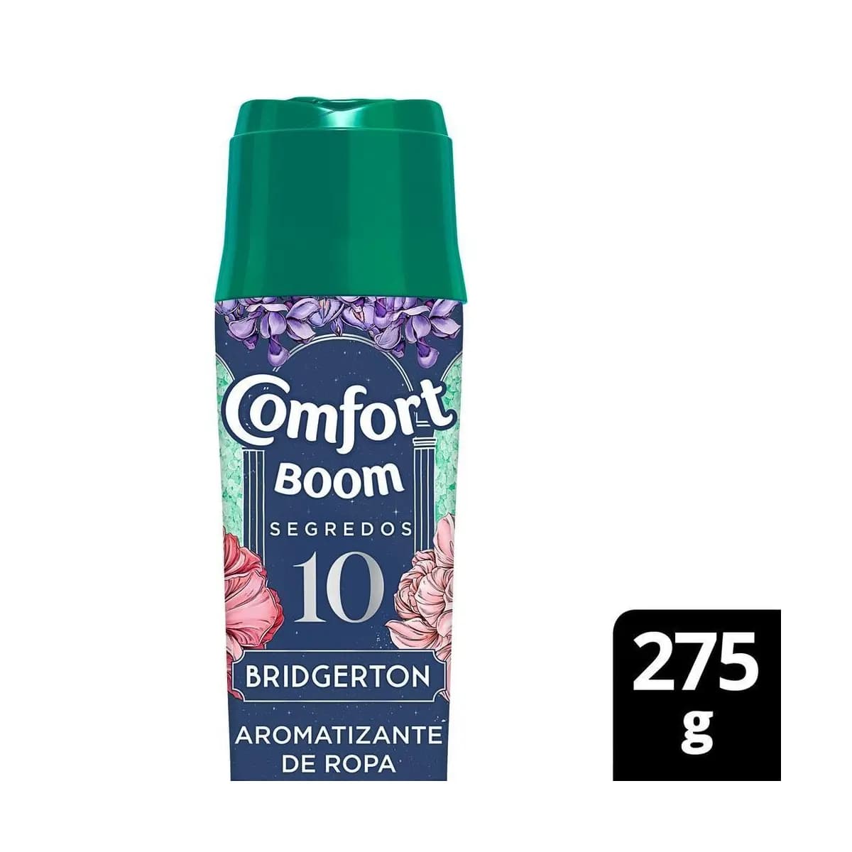 Odorizante de Roupas Comfort Boom Segredos 10 Bridgerton Perfume em Cristais 275g