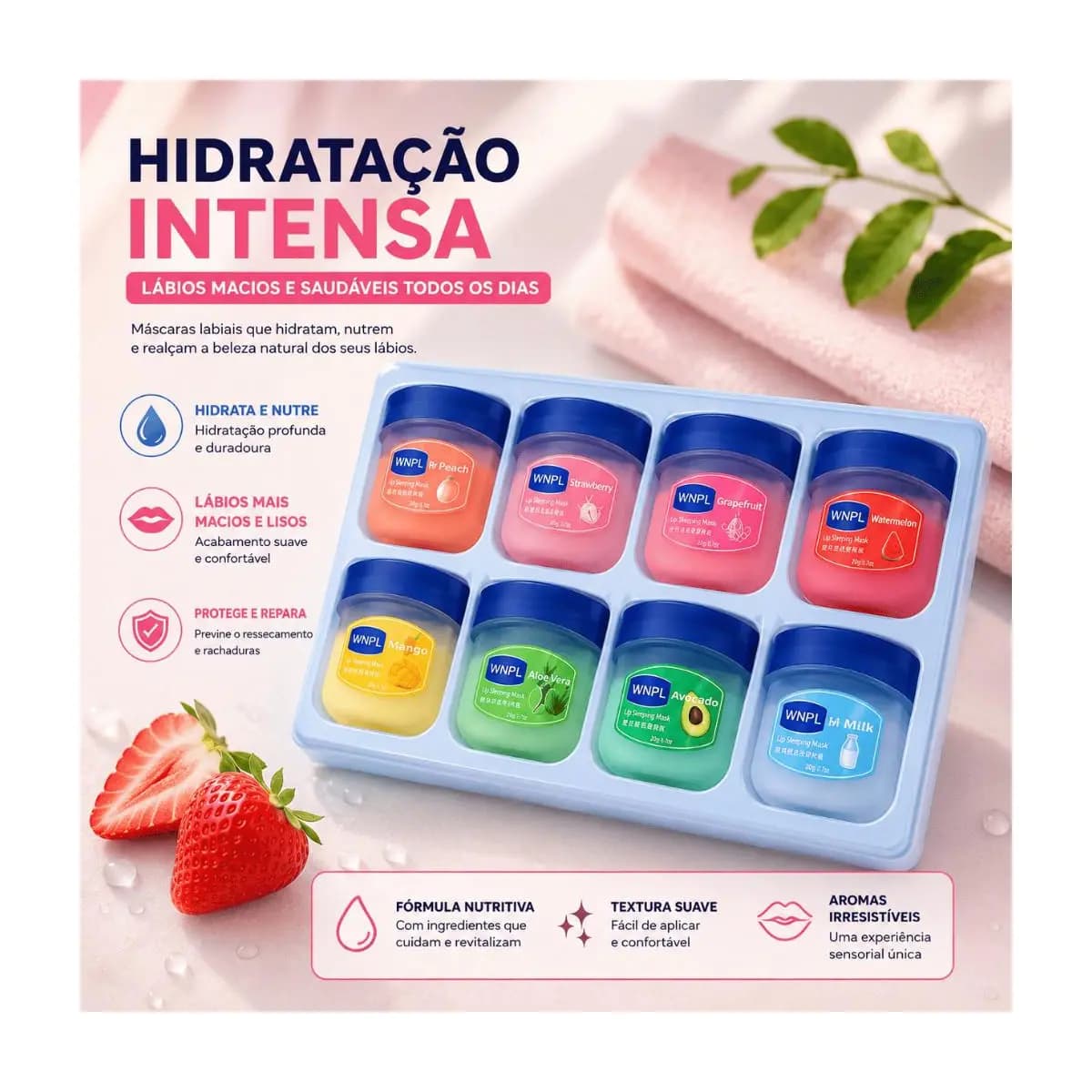 Balm balsamo de vaselina hidratante labial - WNP’L