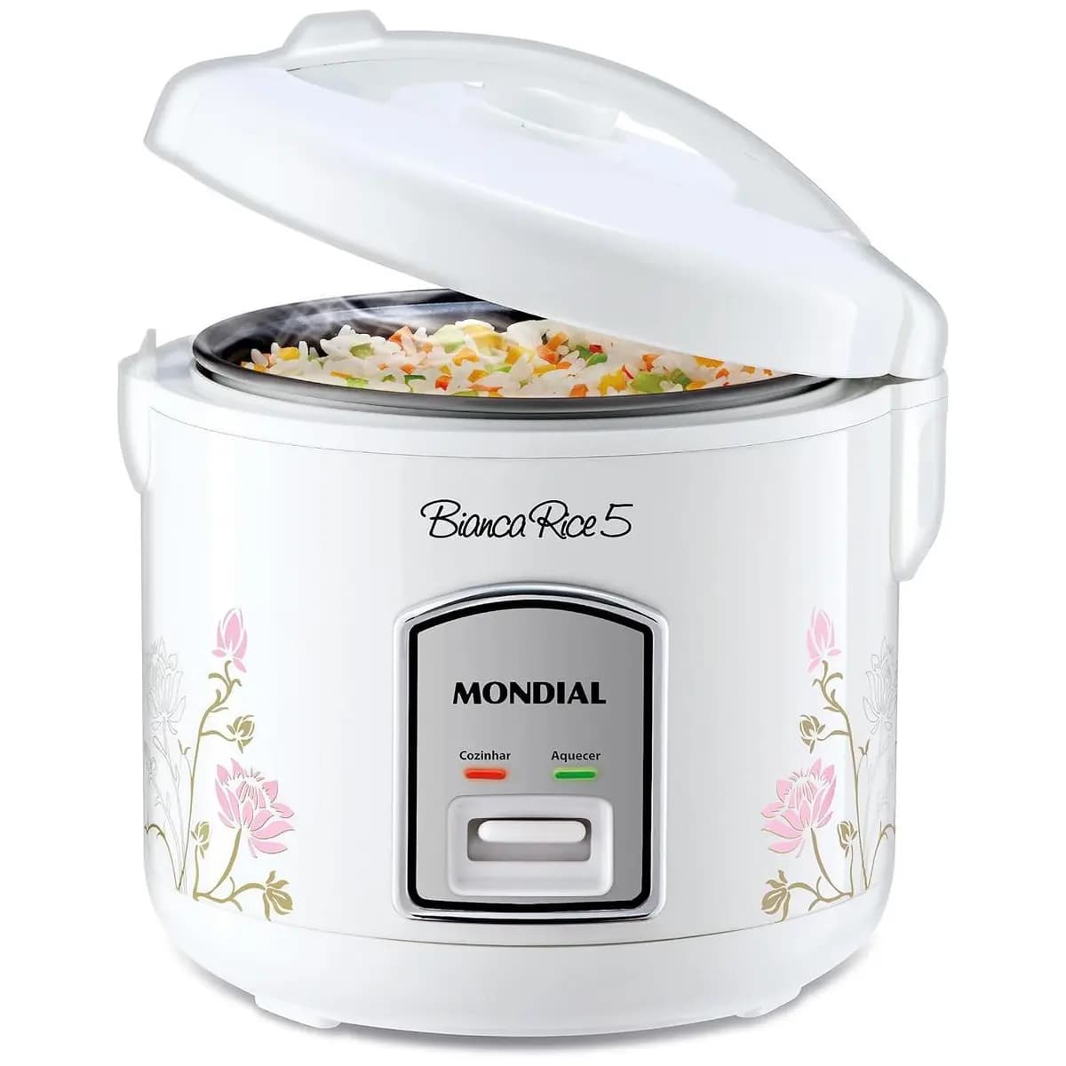 MONDIAL Panela De Arroz Bianca Rice 5, Branco, 400W, 110V - NPE-05-5X