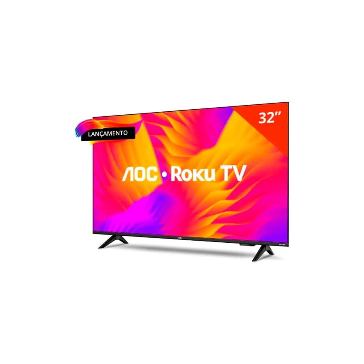 Smart TV LCD LED 32" AOC 32S5155/78G - Wi-Fi, HD, Quad Core, Dolby Áudio, 60 Hz