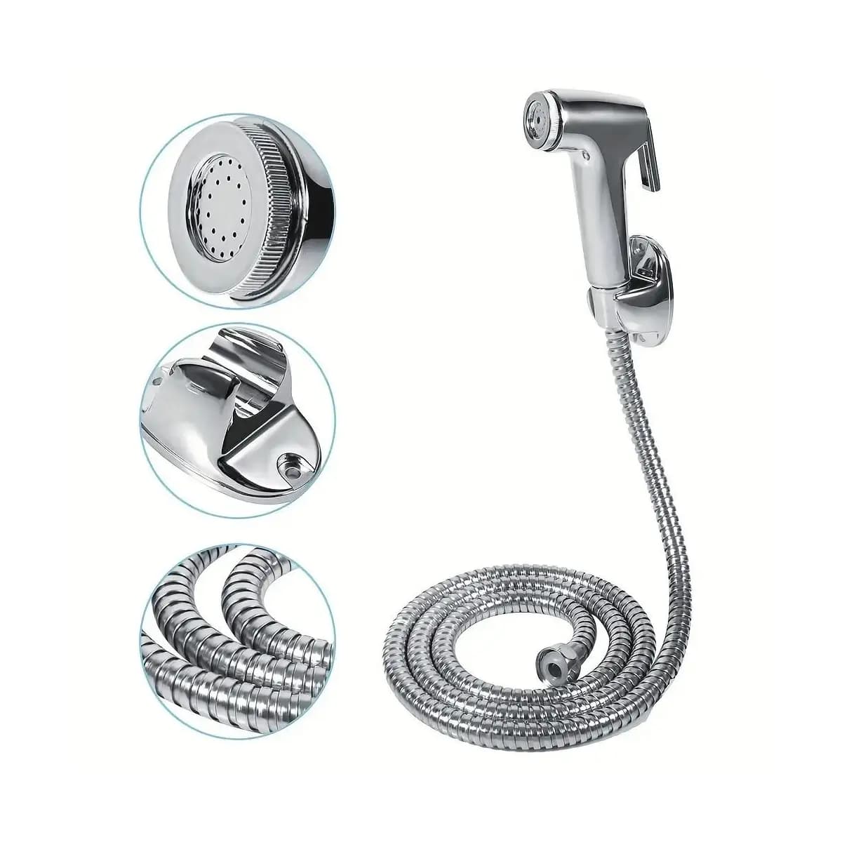 100% Completa Metal Ducha Higiênica Para Banheiro Completa Chuveirinho Privada Ducha Higiênica