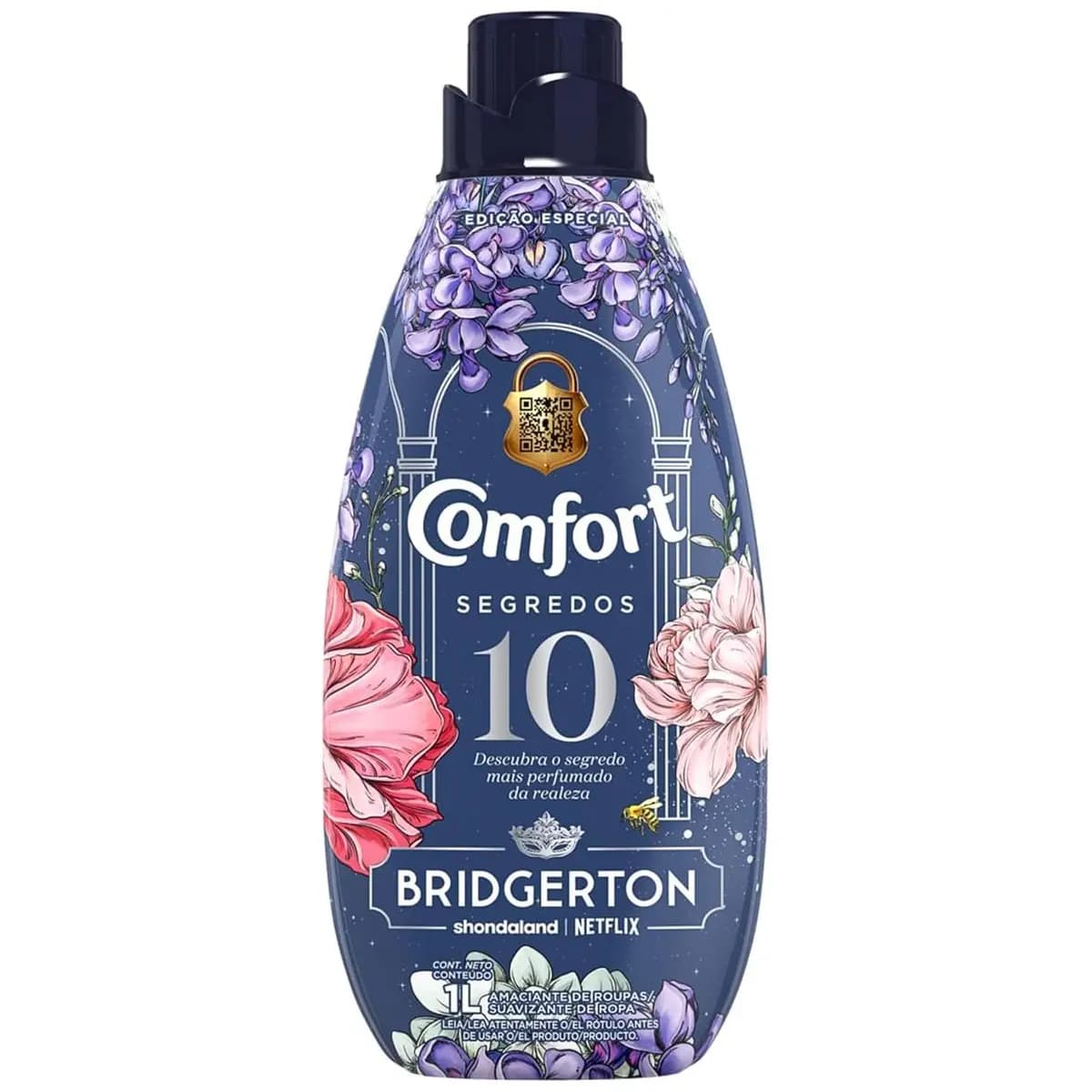 Comfort Amaciante Concentrado Bridgerton 10 Segredos 1L Edição Especial