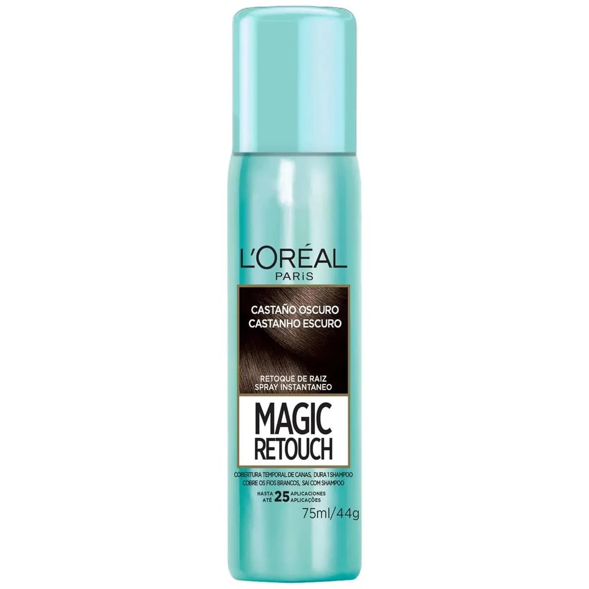 Magic Retouch Spray Retoque De Raiz Instantâneo L'Oréal Paris Castanho Escuro
