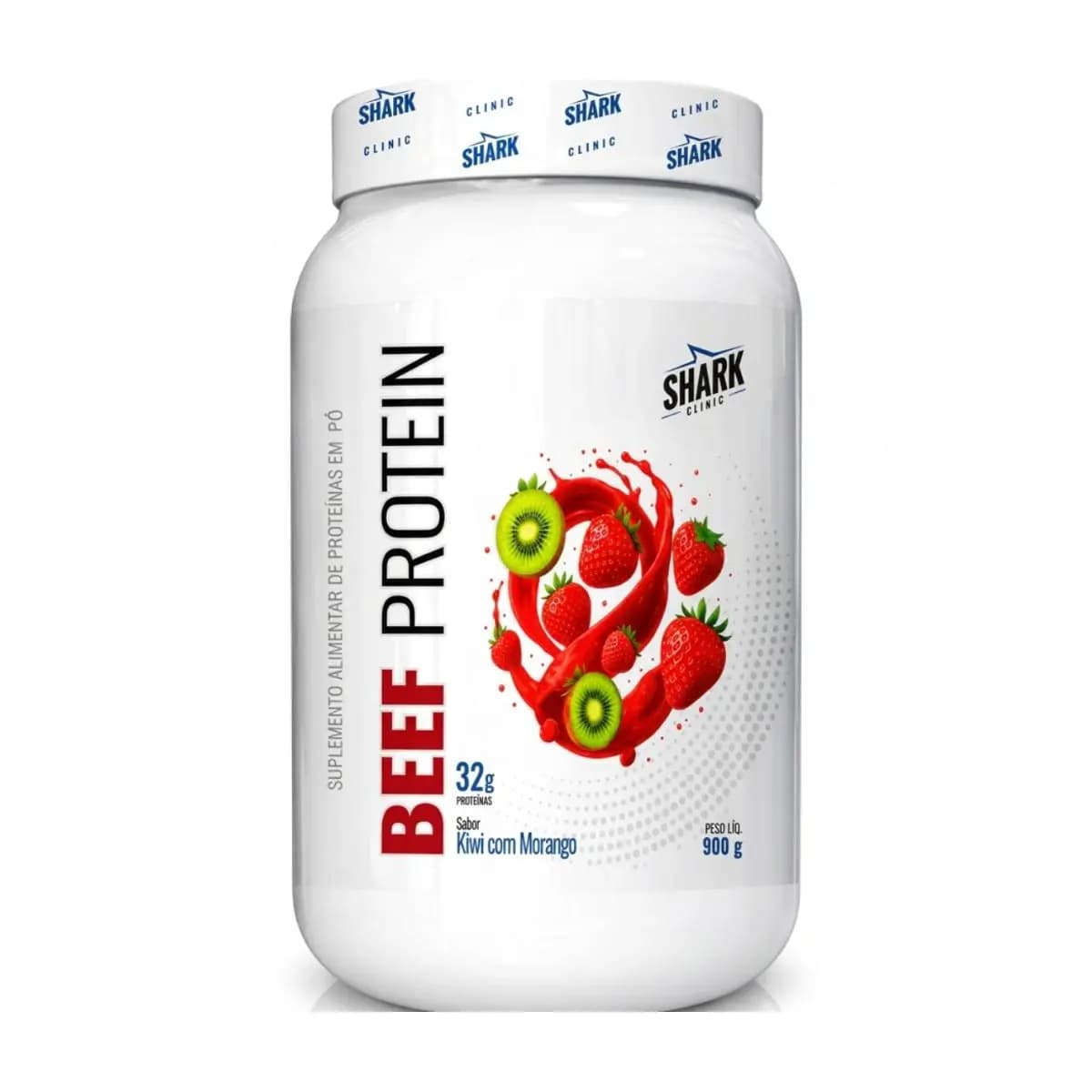 Whey Beef Protein Zero Lactose Pote 900g Shark Pro