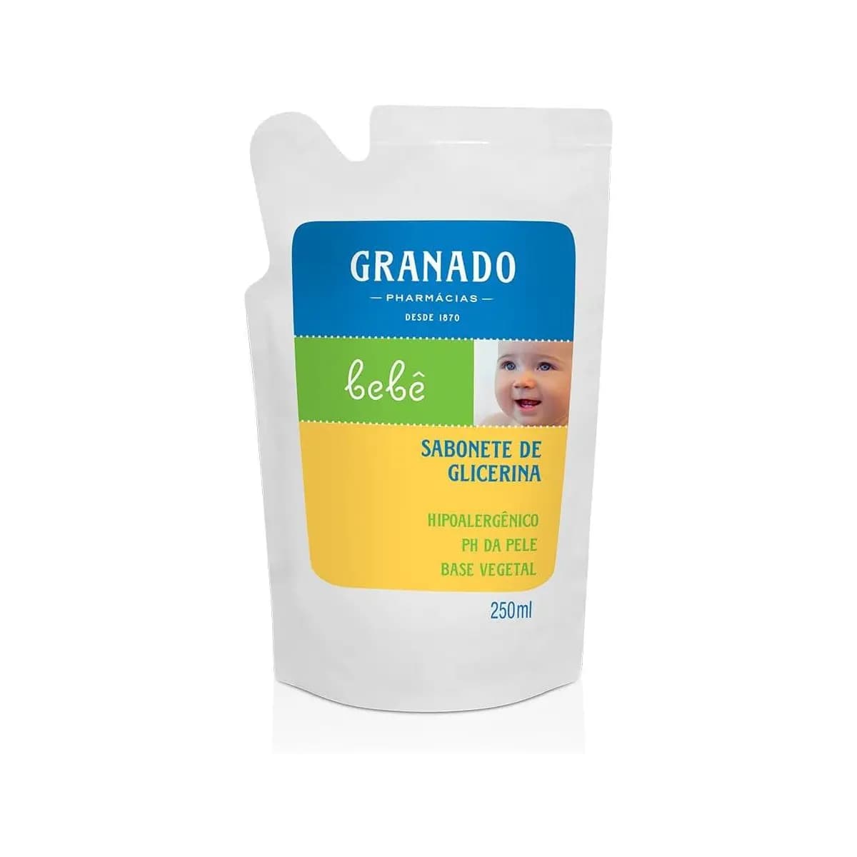 Granado Refil Sabonete Líquido Bebê, Tradicional, 250ml